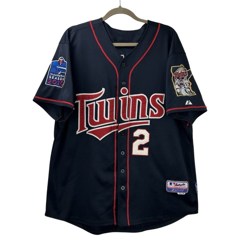 DENARD SPAN MINNESOTA TWINS MAJESTIC COOL BASE SIZE MEN'S 50 BASEBALL JERSEY MLB